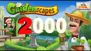 GARDENSCAPES Gameplay  Level 2000 iOS Android [upl. by Collimore]