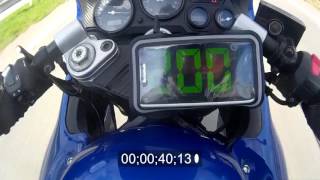 Suzuki Katana GSXF 600 0200 top speed [upl. by Nirak]