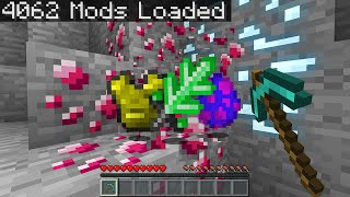 Minecraft Randomizer but with 4000 mods [upl. by Inaluiak]