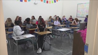 Crestview Elementary Middle Schools open in temporary structures after Tipton County spring storms [upl. by Akessej25]