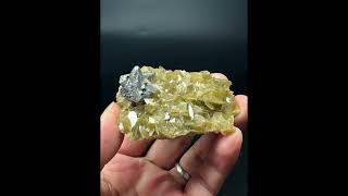 Tetrahedrite  Chalcopyrite  Siderite artwork crystals crystalgem minerals gemstone quartz [upl. by Flannery941]