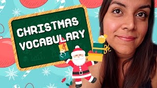 Aprende en Inglés el Vocabulario de Navidad [upl. by Sabu921]