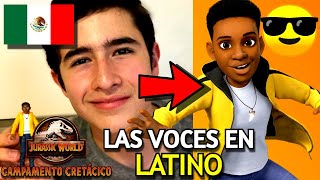 🍟Los VOCES de CAMPAMENTO CRETACICO en LATINO😱 [upl. by Haag]