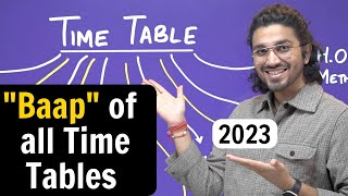 The Best Time Table for every student  5 SuperTips for 2023 [upl. by Ityak]