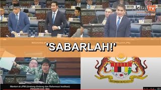 Dewan kecoh ‘Saya pun puasa YB’  Azalina berang dengan MP PN [upl. by Notrub]