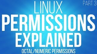 Linux permissions explained part 3  octal and numerical permissions [upl. by Noitsirhc]