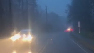 Heavy rain in Alpharetta [upl. by Nattirb]