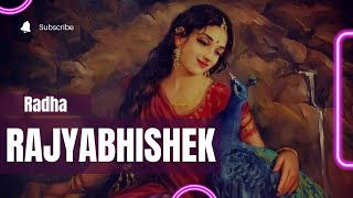 Radha Rajyabhishek Shloka Lyrics With Meaning [upl. by Enined]