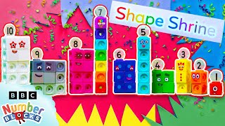 Numberblocks Mission HQ  Ep 55  Full Episode  🌟✨ Shape Mystery Sports Heroes amp Square Party 🧩🏆🟩 [upl. by Tnattirb]