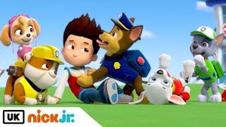 Paw Patrol  Sing Along Theme Tune  Nick Jr UK [upl. by Yerkovich]