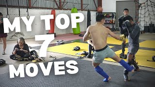 My TOP 7 Offensive MovesCombos for Sparring [upl. by Tony973]