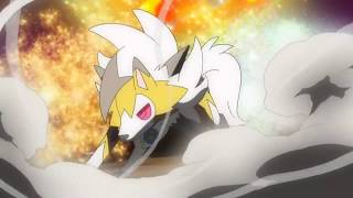 Lycanrocs Special Z Move Splintered Stormshards Pokémon Sun and Moon Episode 78 HD [upl. by Kcirrek]