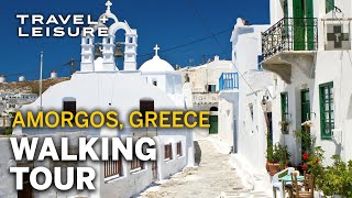 The BEST Greek Island Youve NEVER Heard Of  Amorgos Greece  Walk with TravelLeisure [upl. by Truda]