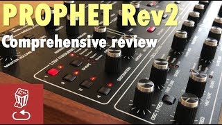 SequentialDave Smith Prophet Rev2 Review and tutorial  is it the analog poly synth for you [upl. by Ubana]