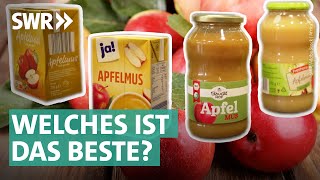 Apfelmus im Test Geschmack Inhaltsstoffe Rezepte  Marktcheck SWR [upl. by Magna]