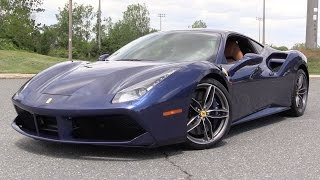 2016 Ferrari 488 GTB  Start Up Road Test amp In Depth Review [upl. by Novla627]