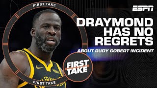 Draymond Green has NO REGRETS about Rudy Gobert 👀  First Take [upl. by Eceinhoj234]