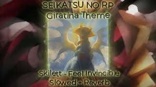 Skillet  Feel Invincible Slowed  Reverb Giratina Theme [upl. by Amikan]