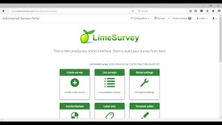 Create An Effective Online Survey and Questionnaire in LimeSurvey [upl. by Nafri29]