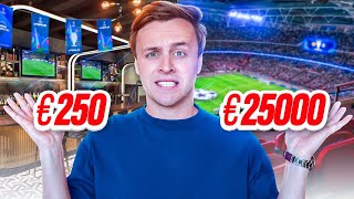 BANKZITTERS €250 vs €25000 CHAMPIONS LEAGUE FINALE [upl. by Dirraj]