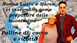 Ricetta per le palline di cocco e ricotta una merenda facile da preparare e molto gustosa [upl. by Diantha]