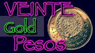 GOLD 20 PESOS AZTEC CALENDAR PLUS FULL STACK [upl. by Aerdnat]