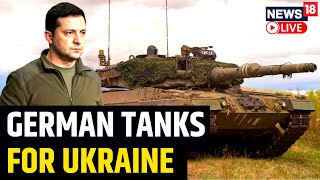 Germany To Send Tanks To Support Ukraine  Russia Vs Ukraine War Updates LIVE  English News News18 [upl. by Ettenuj484]