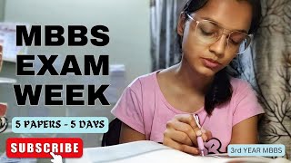 MBBS EXAM WEEK VLOG  backtoback examsworld cup vs exams  low on motivation sleepless nights [upl. by Nimzaj]