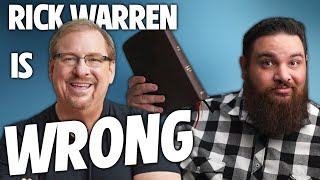 Why Rick Warren Changed [upl. by Ttennaj]