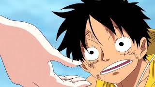 One Piece  Luffy Hugs Hancock English Dub HD [upl. by Wilton38]