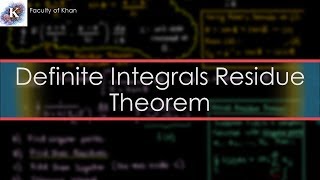 Computing Definite Integrals using the Residue Theorem [upl. by Loresz]