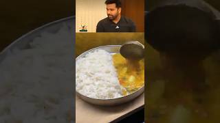 Rohit Sharma’s favorite  dal chawal dal dalrecipe dalchawal dalricefood shorts youtubeshorts [upl. by Schoenburg]