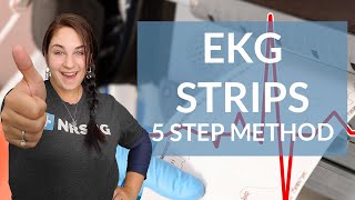 EKG like a BOSS Part 2  The 5 Step Method [upl. by Enirtak]