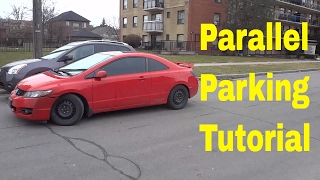 How To Parallel Park A CarEASY Driving Lesson [upl. by Mohandis389]