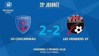 J20  US Concarneau  Vendée Les Herbiers F 22 le replay [upl. by Belle]