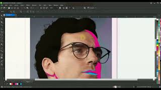 Coloring Tutorial How to Create WPAP Pop Art Portrait  CorelDraw with Ahsan Sabri [upl. by Farra]