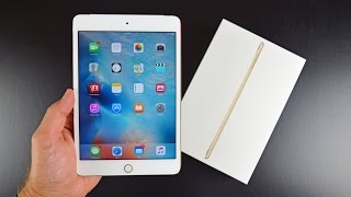 Apple iPad mini 4 Unboxing amp Review [upl. by Longfellow837]