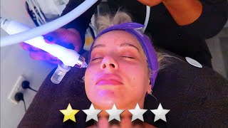 I GOT THE CHEAPEST FACIAL IN LONDON unintentional ASMR [upl. by Aettam856]