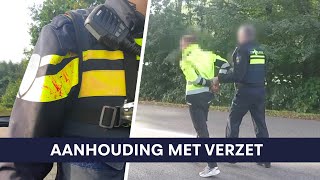 Politie  Aanhouding met verzet  Assistentie collega  Drugsdealer  Mishandeling van een ambtenaar [upl. by Oirevlis]