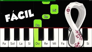 𝐐𝐀𝐓𝐀𝐑 𝟐𝟎𝟐𝟐 𝐇𝐀𝐘𝐘𝐀 𝐇𝐀𝐘𝐘𝐀  Tutorial para Piano  Notas  Facil  Easy [upl. by Genna]