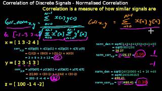 Normalised Correlation Explanation with Demo [upl. by Durkin789]