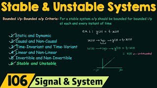 Stable and Unstable Systems [upl. by Ball]