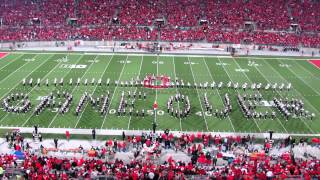 HD 1080P OSUMB Video Game Half Time Show PLUS Script Ohio TBDBITL Ohio State vs Nebraska 10 6 2012 [upl. by Arrim]