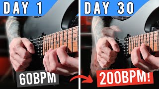 How To Build Guitar Speed FAST Just Practice THIS [upl. by Atihana431]