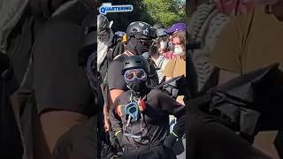 Woke Cops Protect Antifa On College Campus [upl. by Jaquenette]