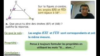 Angles et parallélisme  Exercice corrigé 3 [upl. by Ng]