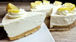 NoBake Lemon Cheesecake  Delicious amp Simple [upl. by Notsruht]