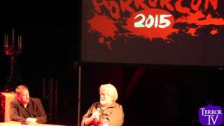 Gunnar Hansen talk at HorrorCon 2015 Texas Chainsaw Massacre [upl. by Morehouse]