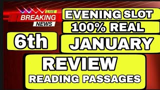 6 January ielts exam review listening and reading overview  6 January ielts 2024 exam answers [upl. by Drof]