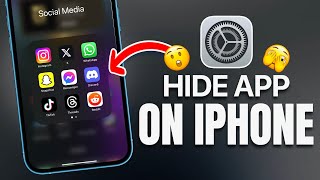 How to Hide Apps on iPhone [upl. by Ynobe]